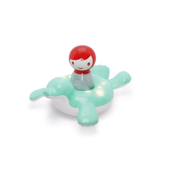 Kid O Myland Seal & Boy Light Interactive Bath Toy - Picture 2 of 7